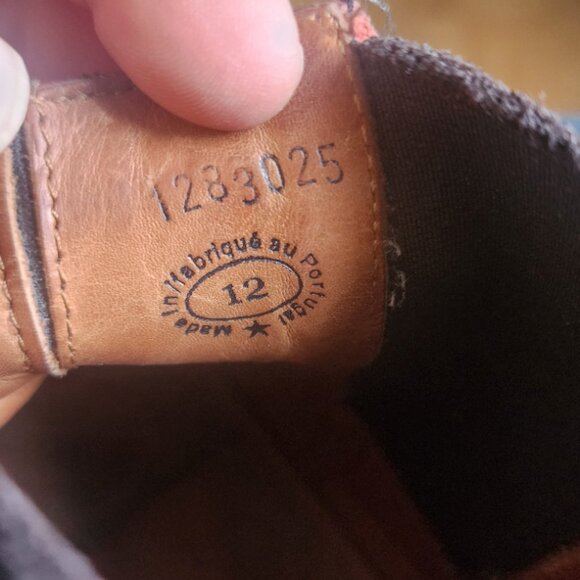 John Fluevog Chelsea-style Multicolor Leather Ankle Boots - Picture 7 of 8